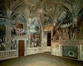 View Of The West And North Walls - Andrea Mantegna
