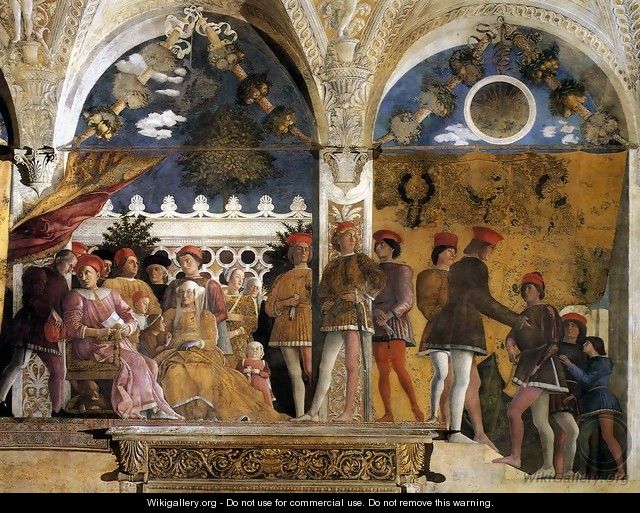 The Court of Mantua 1471-74 - Andrea Mantegna