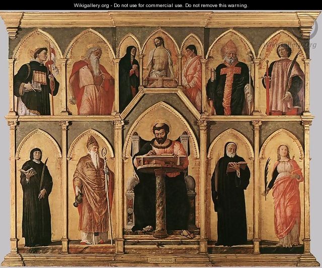 San Luca Altarpiece 1453 - Andrea Mantegna