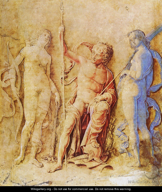 Mars Venus And Diana - Andrea Mantegna