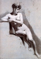 Female Nude Leaning2 - Pierre-Paul Prud