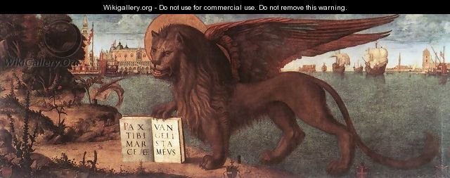 The Lion of St Mark 1516 - Vittore Carpaccio