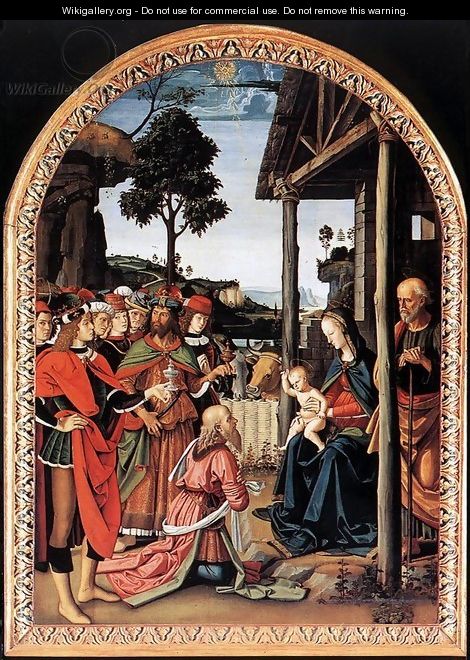 Adoration of the Kings (Epiphany) c. 1476 - Pietro Vannucci Perugino