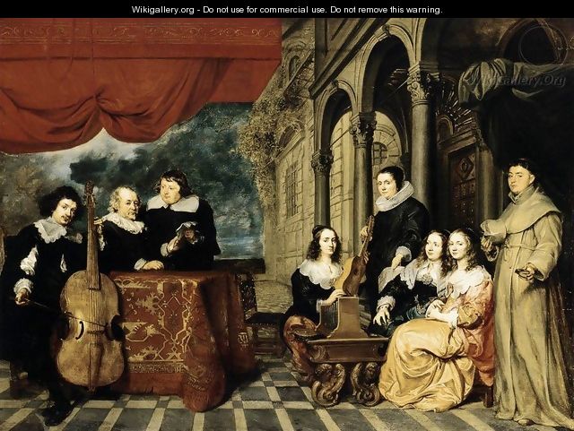 Family Portrait 1650s - Gonzales Coques