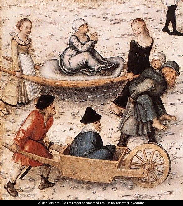 The Fountain of Youth (detail 2) 1546 - Lucas The Elder Cranach
