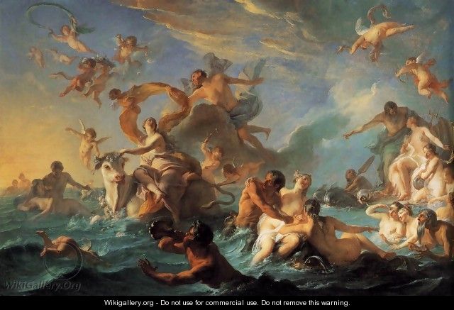 The Rape of Europa 1727 - Noel-Nicolas Coypel