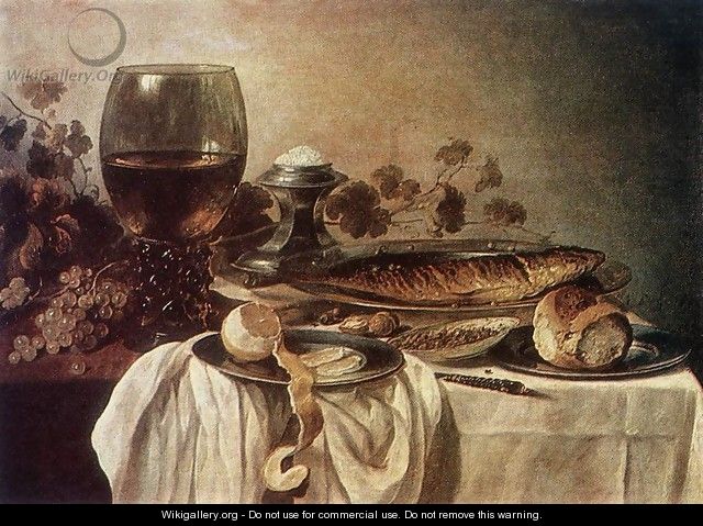 Breakfast-piece 1646 - Pieter Claesz.
