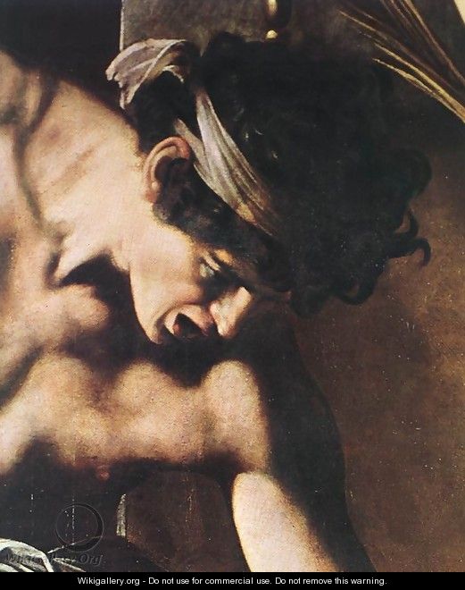 The Martyrdom of St Matthew (detail 2) 1599-1600 - Caravaggio