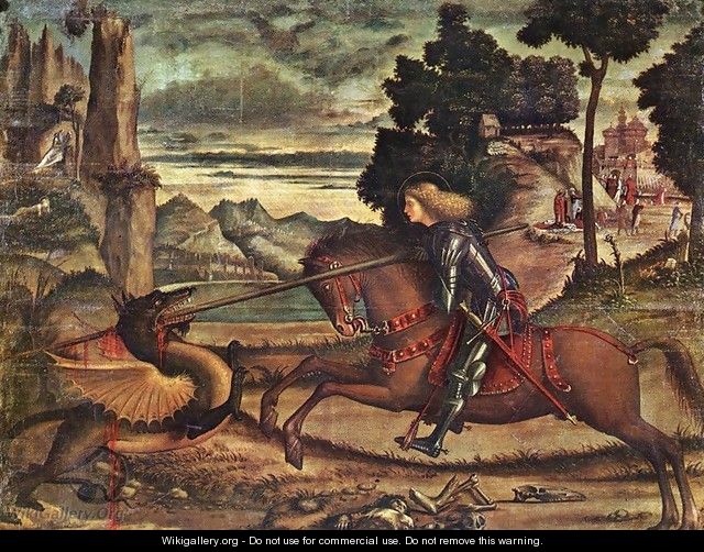 St George and the Dragon (detail) 1516 - Vittore Carpaccio