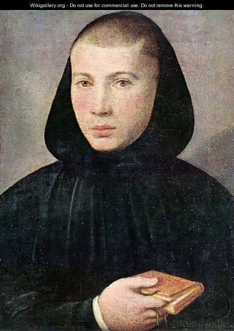 Portrait of a Young Benedictine - Giovanni Francesco Caroto