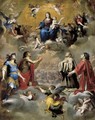 Virgin and Child in Glory with Saints 1655 - Giovanni Battista Carlone