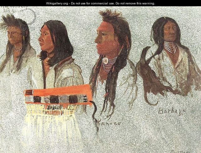 Four Indians 1859 - Albert Bierstadt