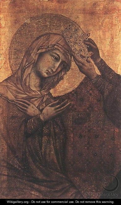 Coronation of the Virgin 1308-11 - Duccio Di Buoninsegna