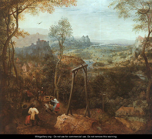 The Magpie on the Gallows 1568 - Pieter the Elder Bruegel