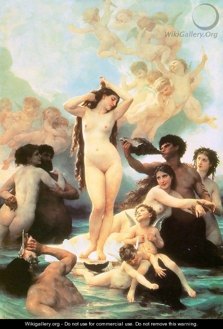 The Birth of Venus 1879 - William-Adolphe Bouguereau