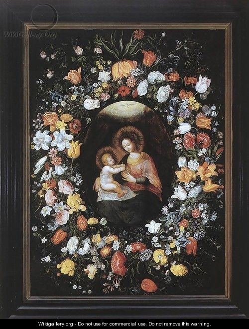 Holy Virgin and Child - Ambrosius Brueghel