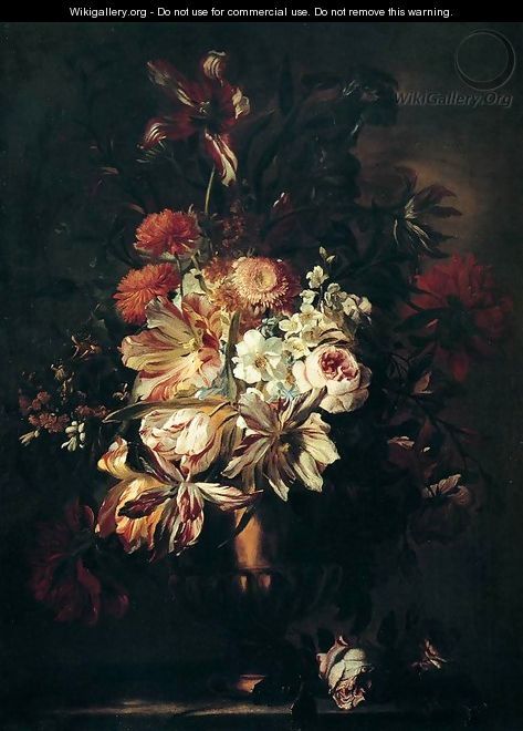 Flowers in a Bronze Vase 1670 - Abraham Brueghel