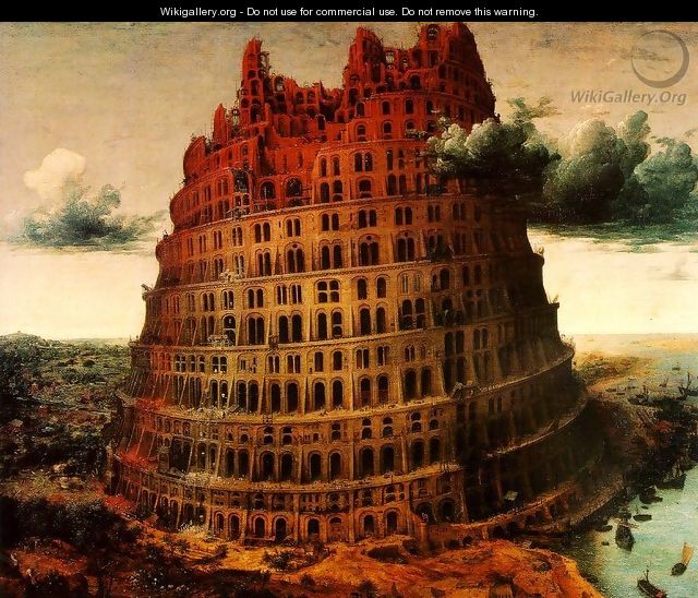 The Little Tower of Babel c. 1563 - Pieter the Elder Bruegel