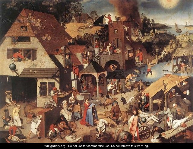 Proverbs - Pieter The Younger Brueghel
