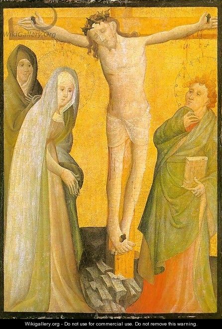 The Crucifixion 1400 - Master of the Berswordt Altar