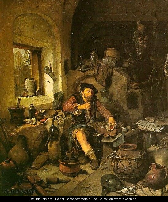 The Alchemist 1663 - Cornelis (Pietersz.) Bega