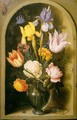 Flowers in a Glass Vase, approx. 1619 - Ambrosius the Elder Bosschaert