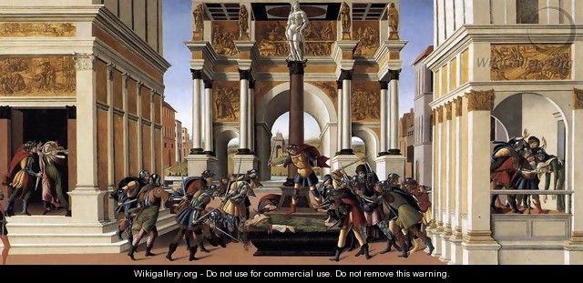 The Story of Lucretia 1496-1504 - Sandro Botticelli (Alessandro Filipepi)