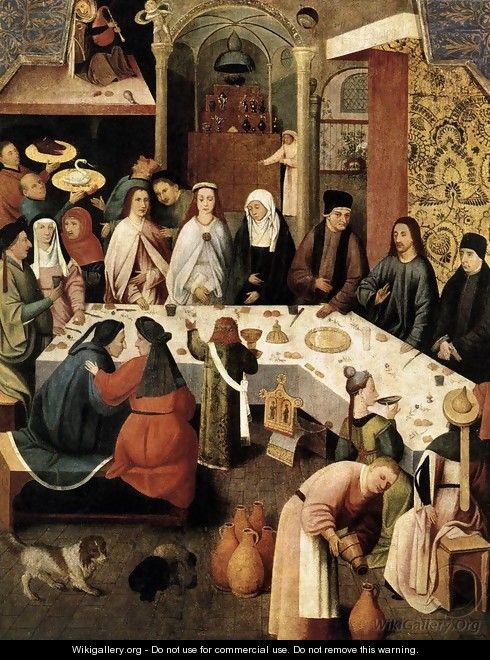 Marriage Feast at Cana - Hieronymous Bosch