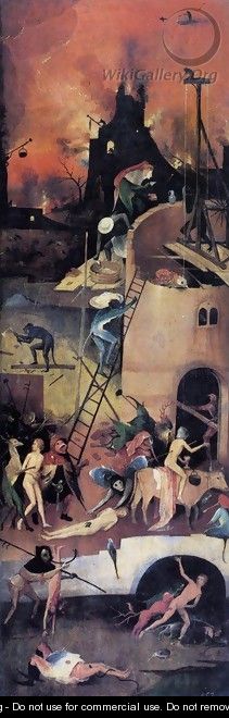 Triptych of Haywain (right wing-1) 1500-02 - Hieronymous Bosch