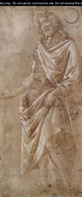 St John the Baptist 1480s - Sandro Botticelli (Alessandro Filipepi)