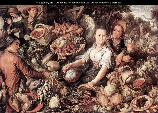 The Vegetable Market 1567 - Joachim Beuckelaer