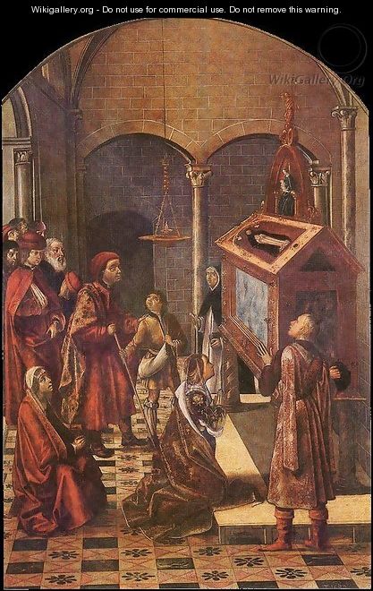 The Tomb of Saint Peter Martyr c. 1495 - Pedro Berruguette