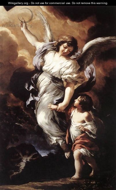 The Guardian Angel 1656 - Pietro Da Cortona (Barrettini)