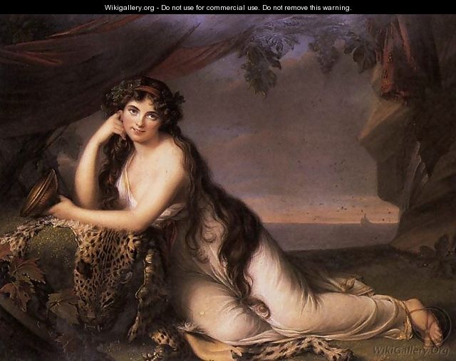 Lady Hamilton as a Bacchante 1803 - Henry Bone