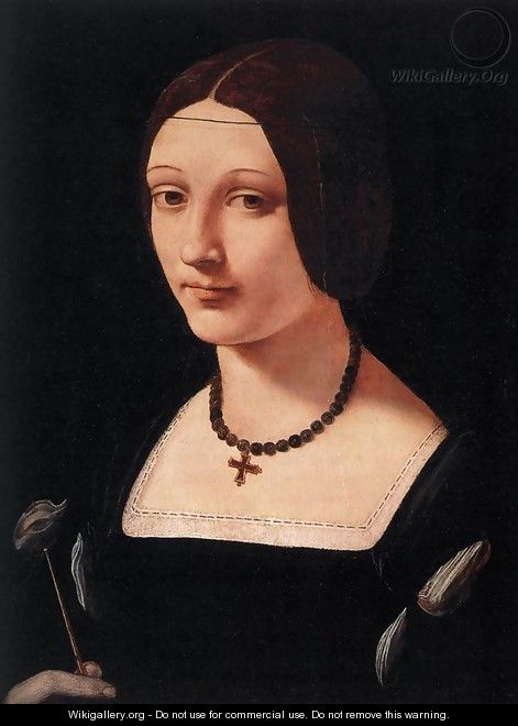 Portrait of a Lady as St Lucy c. 1500 - Giovanni Antonio Boltraffio