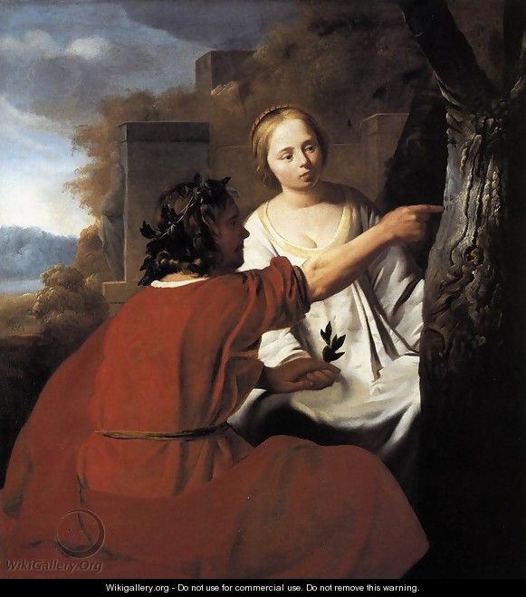 Paris and Oenone c. 1655 - Reyer van Blommendael