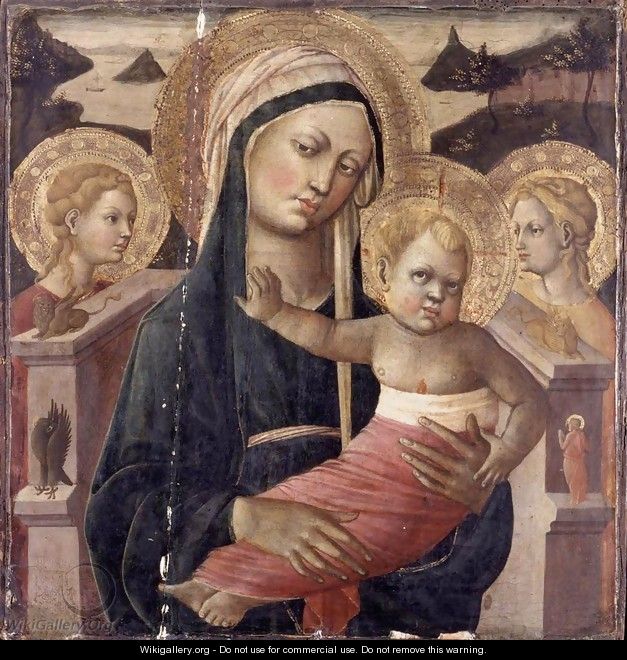 Madonna and Child Enthroned - Giovanni di ser Giovanni Guidi (see Scheggia)