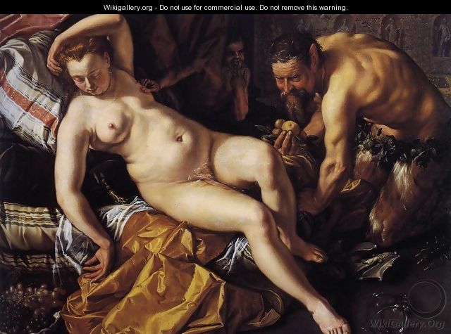 Jupiter and Antiope 1612 - Hendrick Goltzius