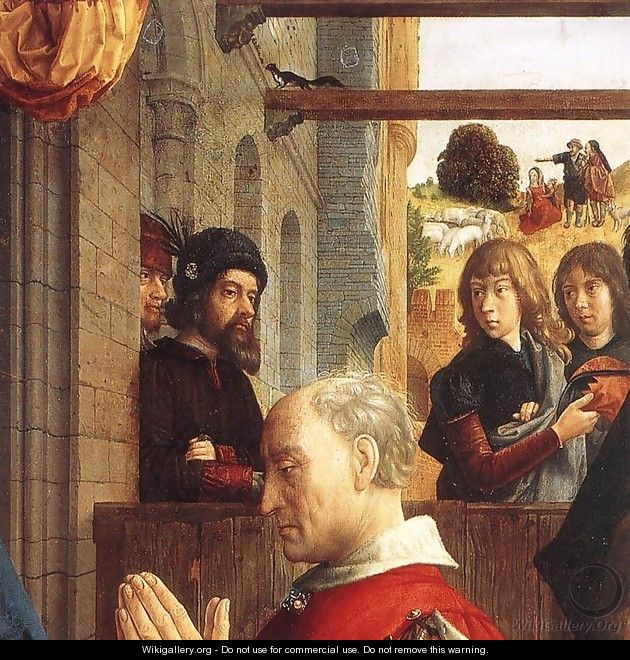 Monforte Altarpiece (detail 1) c. 1470 - Hugo Van Der Goes