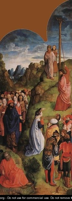 Calvary Triptych (right wing) 1465-68 - Hugo Van Der Goes
