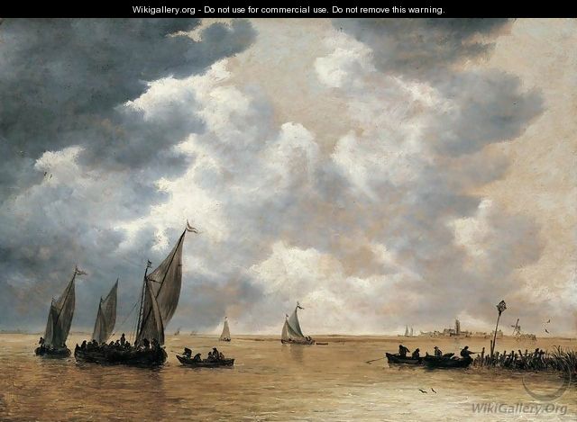 An Estuary Scene 1652-54 - Jan van Goyen