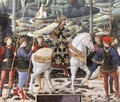 Procession of the Middle King (detail 1) 1459-60 - Benozzo di Lese di Sandro Gozzoli