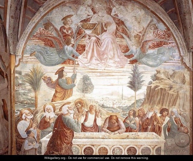 Assumption of the Virgin 1484 - Benozzo di Lese di Sandro Gozzoli