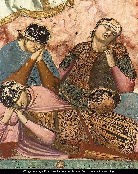 No. 37 Scenes from the Life of Christ- 21. Resurrection (detail) 1304-06, Fresco - Giotto Di Bondone