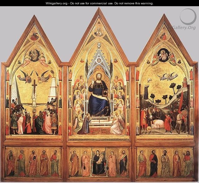 The Stefaneschi Triptych (recto) c. 1330 - Giotto Di Bondone