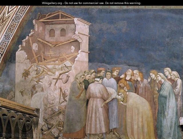 The Death of the Boy in Sessa 1310s - Giotto Di Bondone