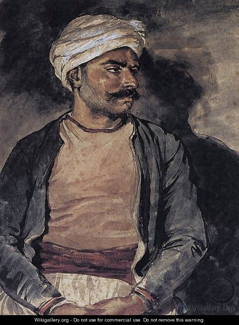 A Turk (Mustapha) c. 1820 - Theodore Gericault