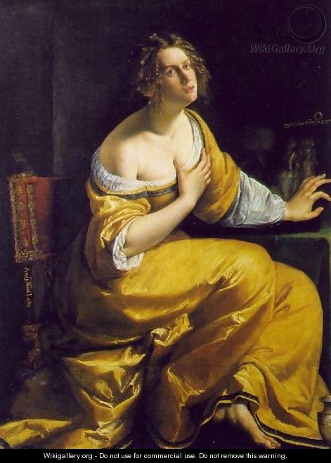Mary Magdalen 1613-20 - Artemisia Gentileschi