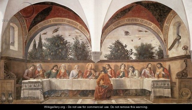 Last Supper 1480 - Domenico Ghirlandaio