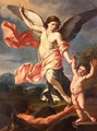An Angel and a Devil Fighting for the Soul of a Child - Giacinto Gimignani